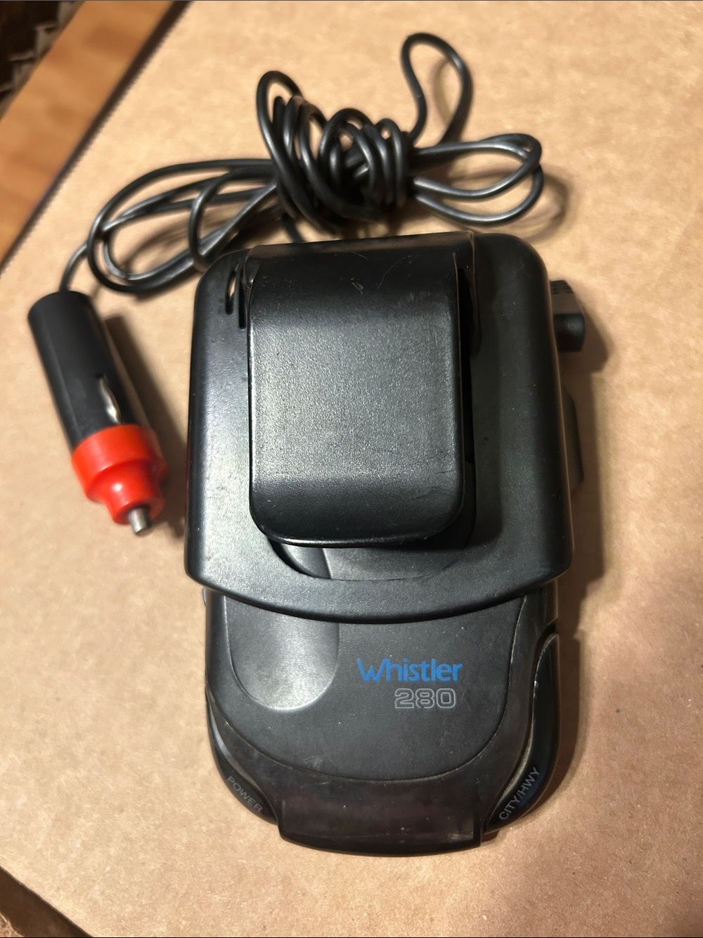Whistler 280 Car Radar Detector - Black